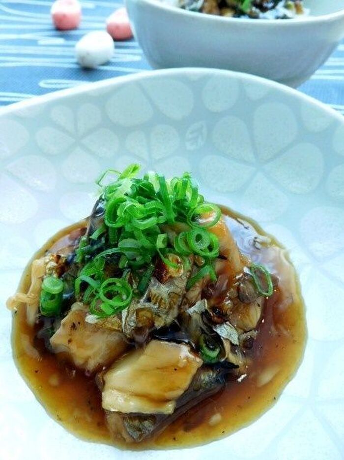 ごはんにも日本酒にもぴったりな鯵のそぼろ照り煮