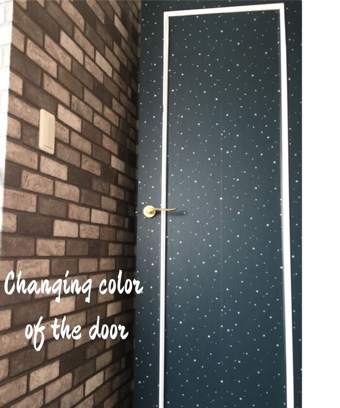 マステだけ♪扉の色をカラーチェンジ