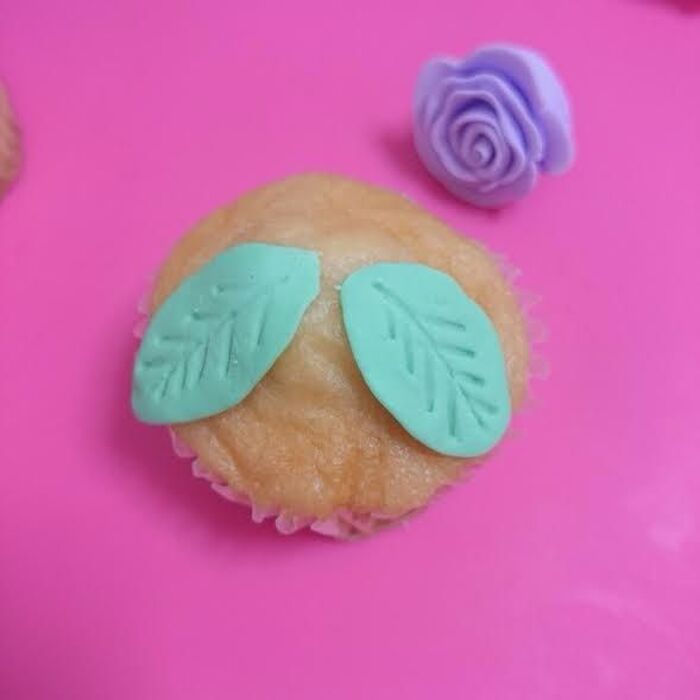 カップケーキに飾る