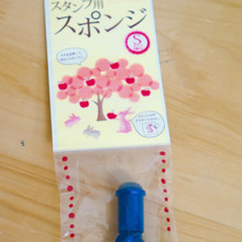 ポンポン押すだけ♪スタンプ用スポンジがリメイクやステンシルにお勧め!