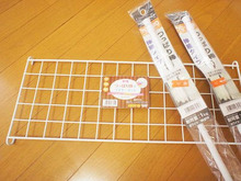 ついに100均に登場!突っ張り棒用ワイヤーネット