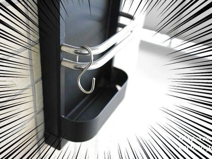 S字フックで解決!折りたたみ傘問題。