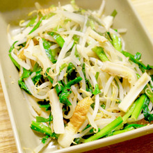 コスパ抜群!ニラもやしのナムル♫実はこの作り方の方が簡単だった!