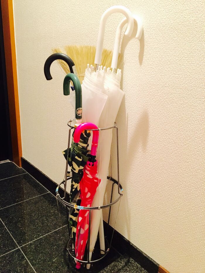 100均園芸用品3つ!300円で傘立てを手作り