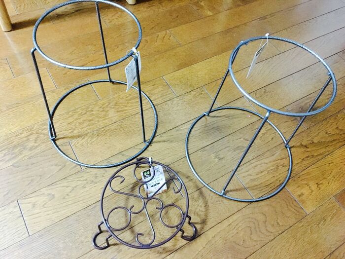 主な材料はこれだけ!セリアにて。