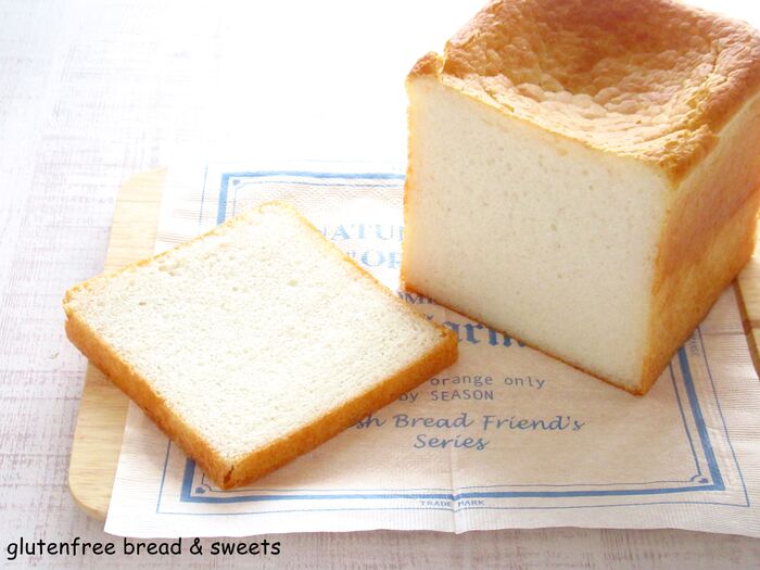 ミズホチカラの米粉で作る☆ふわふわ米粉食パン