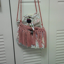 ダイソーTシャツヤーンバッグ