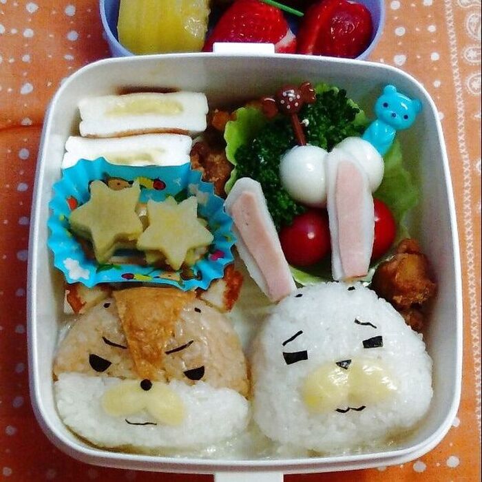パーツが単純で簡単!紙兎ロペのキャラ弁