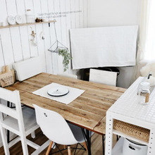 いつもの家具も配置次第!!!簡単おもてなしカフェ風リビング