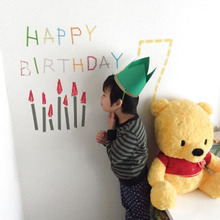 マステで簡単!壁にフォトスポットを!