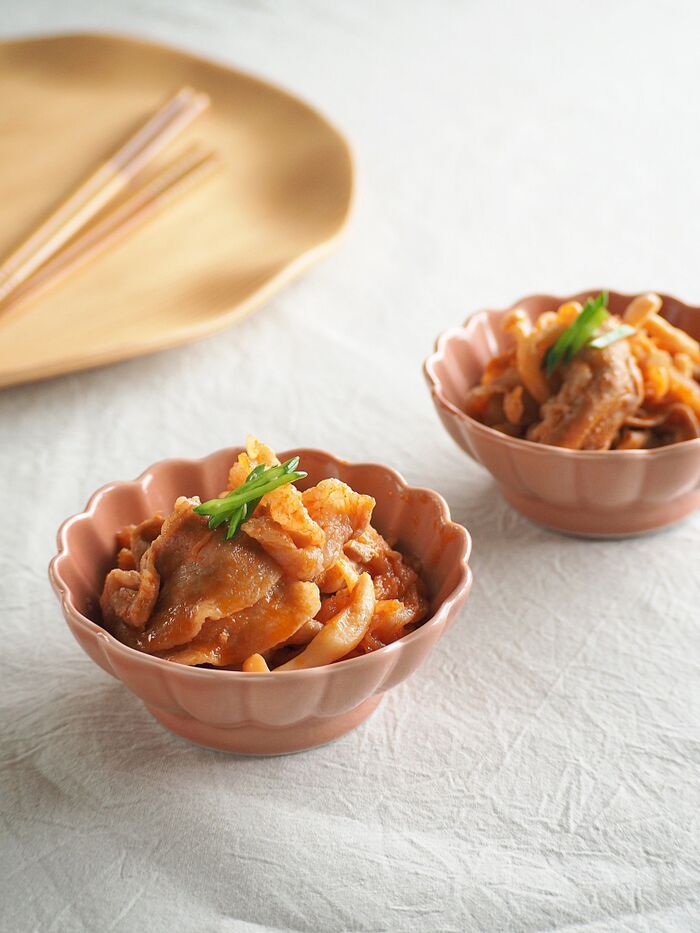 めんつゆでごはんのお供♪和豚もちぶた「豚ばらと切り干し大根のトマトジュース煮」