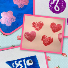 100均材料で子供と一緒に楽しく作れるスタンプ