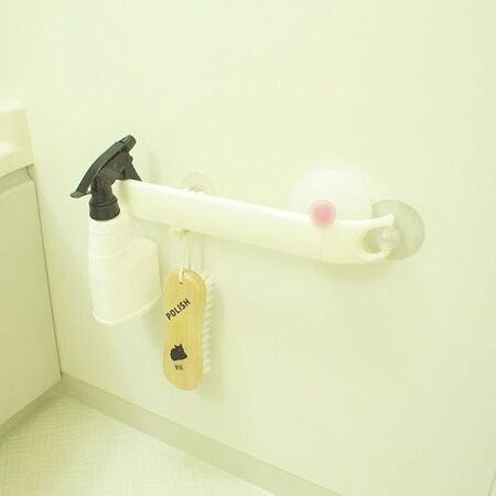 吸盤が付けられない浴室に吸盤を付ける方法