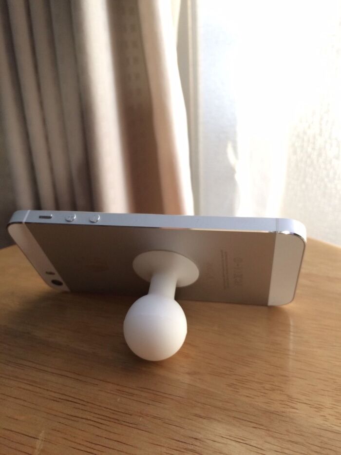 モバイルスタンドを利用‼️便利な取っ手に変身?