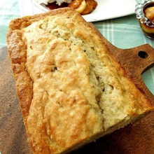 とってもヘルシーなおから入りのバナナケーキ