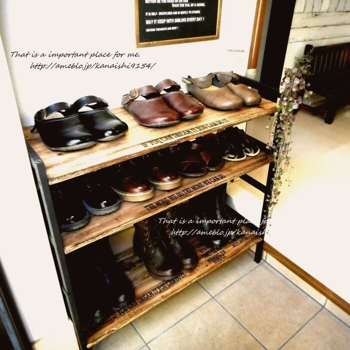 靴を収めるとこんな感じに ♪