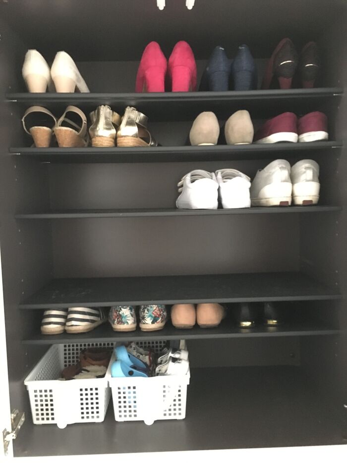 シーズンごとに下駄箱を見直す