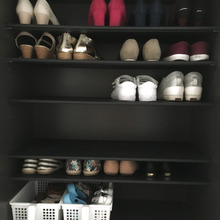 どシンプルな靴収納☆