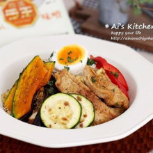 インスタントラーメンで味噌カレーまぜそば*