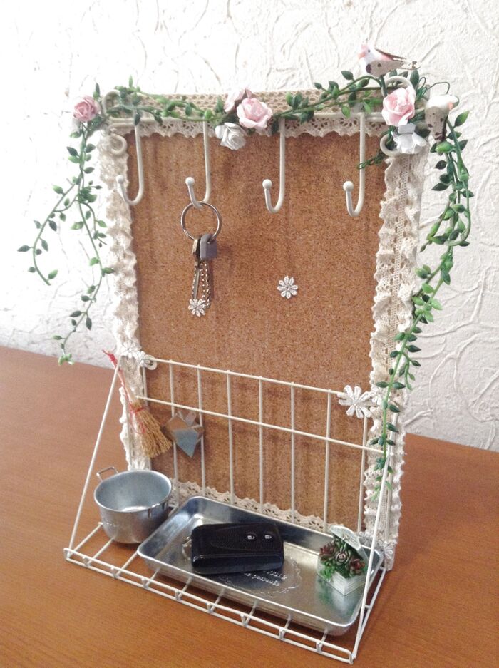 簡単DIY!玄関の鍵を見せ収納