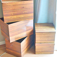 リアルな木目で収納力抜群!キャンドゥのペーパーボックスで整理整頓