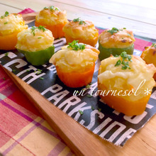 お弁当の一品にオススメ☆むくみ解消効果!マッシュポテトファルシ