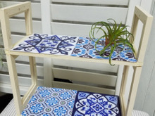 ダイソー新商品のタイルシールで2wayラックをdiy