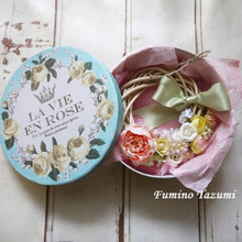 100均の材料でフラワーリース