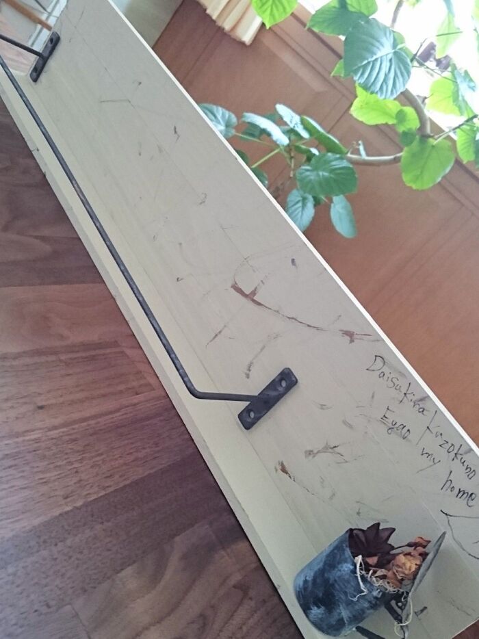 DIYで簡単アンティーク風タオルかけ♪