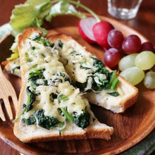 朝食におすすめ!カルシウムたっぷりトースト