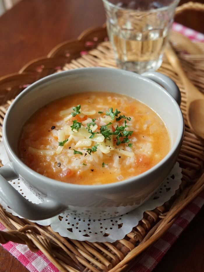 フレッシュトマトでコク旨!チーズトマトリゾット