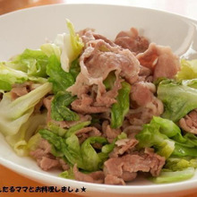 煎り酒で簡単★豚肉とキャベツの炒めもの