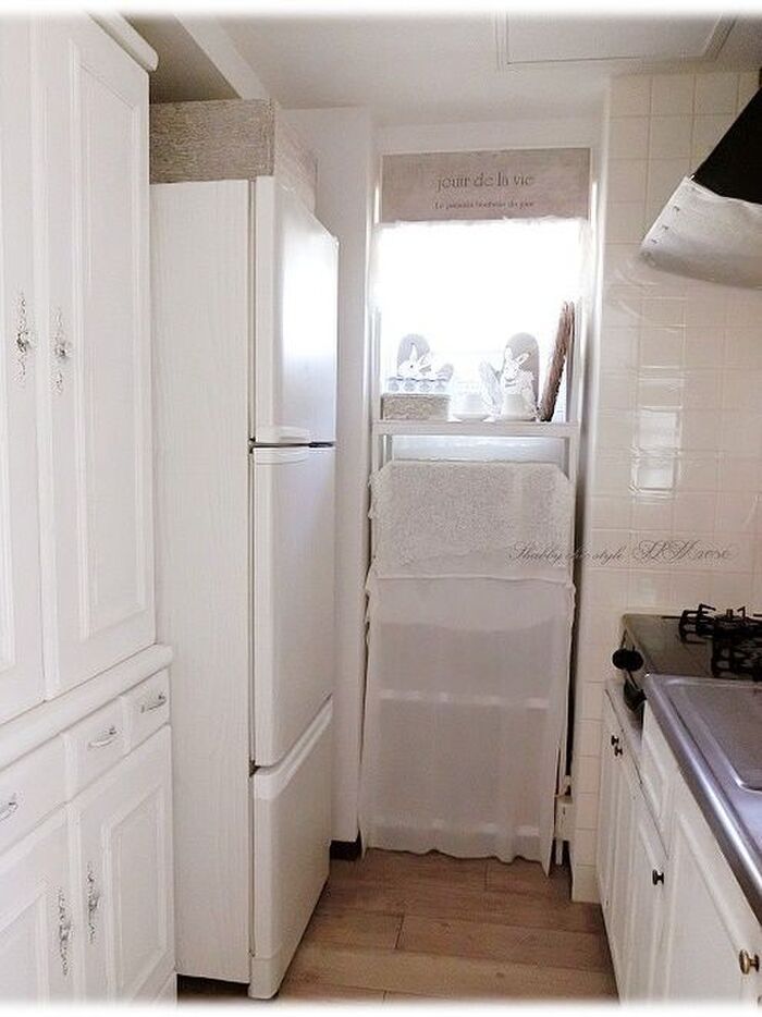 古い冷蔵庫はこんな風にリメイクします♪