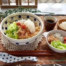 ツルツルもっちり♪青じそ風味の手打ちうどん