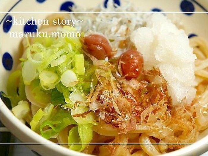 9.薬味を乗せる。