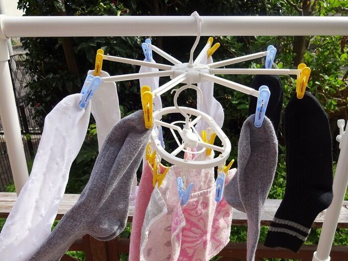 (10) ミニハンガーピンチの2段使い