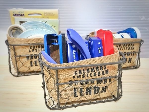 アイアン × ソフト バスケットで魅せる収納☆