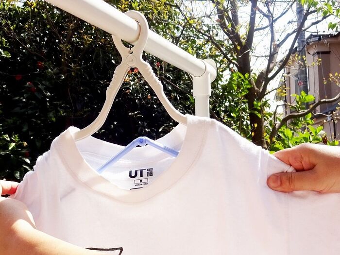 (1) Tシャツの首が伸びないハンガー
