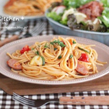 昔懐かしの喫茶風濃厚ナポリタン*