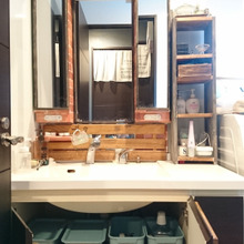 【収納】簡単・置くだけ!ダイソーのボックスで洗面台下をスッキリ収納☆