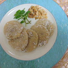 マテ茶かほる“ゆべし”胡桃とココナッツ風味