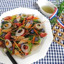 プロヴァンスの風かほる、ニース風サラダ、もちパパstyle