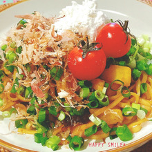 【日清ラ王】プルーンとカッテージチーズで簡単!おしゃれ味のまぜそば。