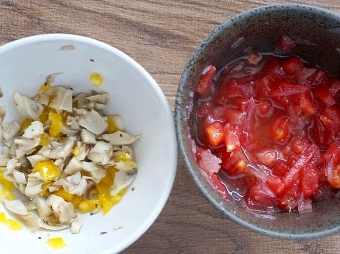 6.野菜を用意。