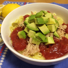 女子会にも♪トマトの洋風まぜそば