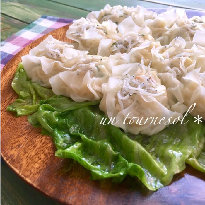 美容効果♪低カロリーでふわふわな☆しらす豆腐シューマイ