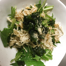 切り干し大根のポン酢サラダ