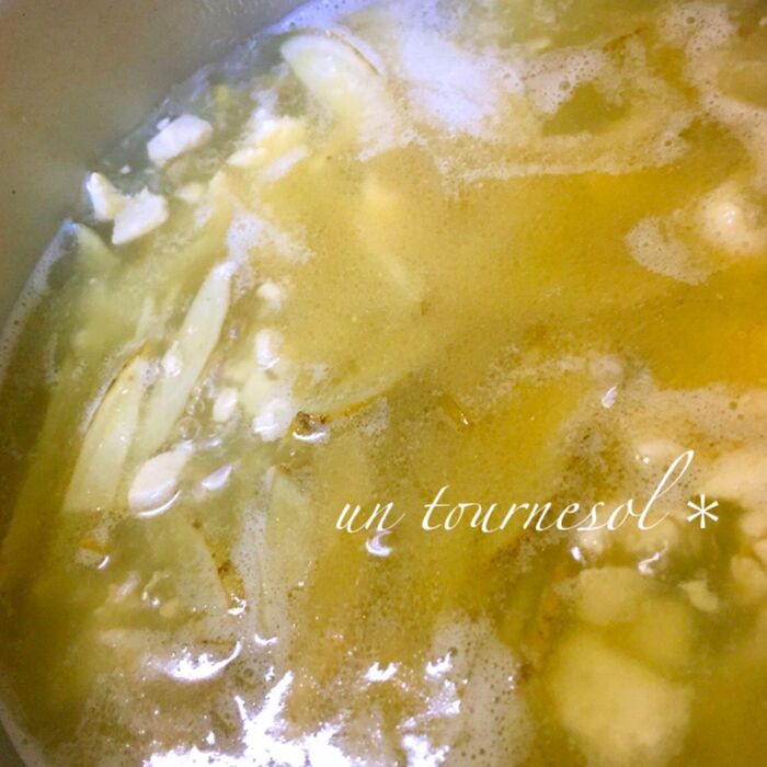 ④おろししょうがいいアクセントに☆