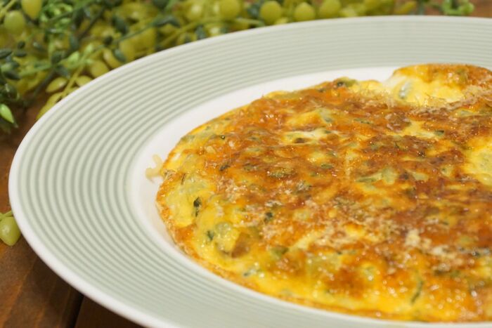 ゴーヤーの濃厚スパニッシュオムレツ