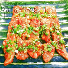 焼肉のたれで絶品♡旨辛醤だれトンテキ